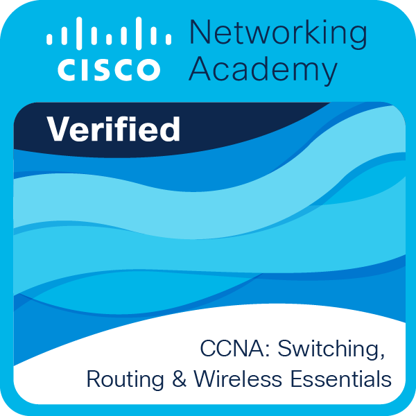 CCNA Switching, Routing & Wireless Essentials badge